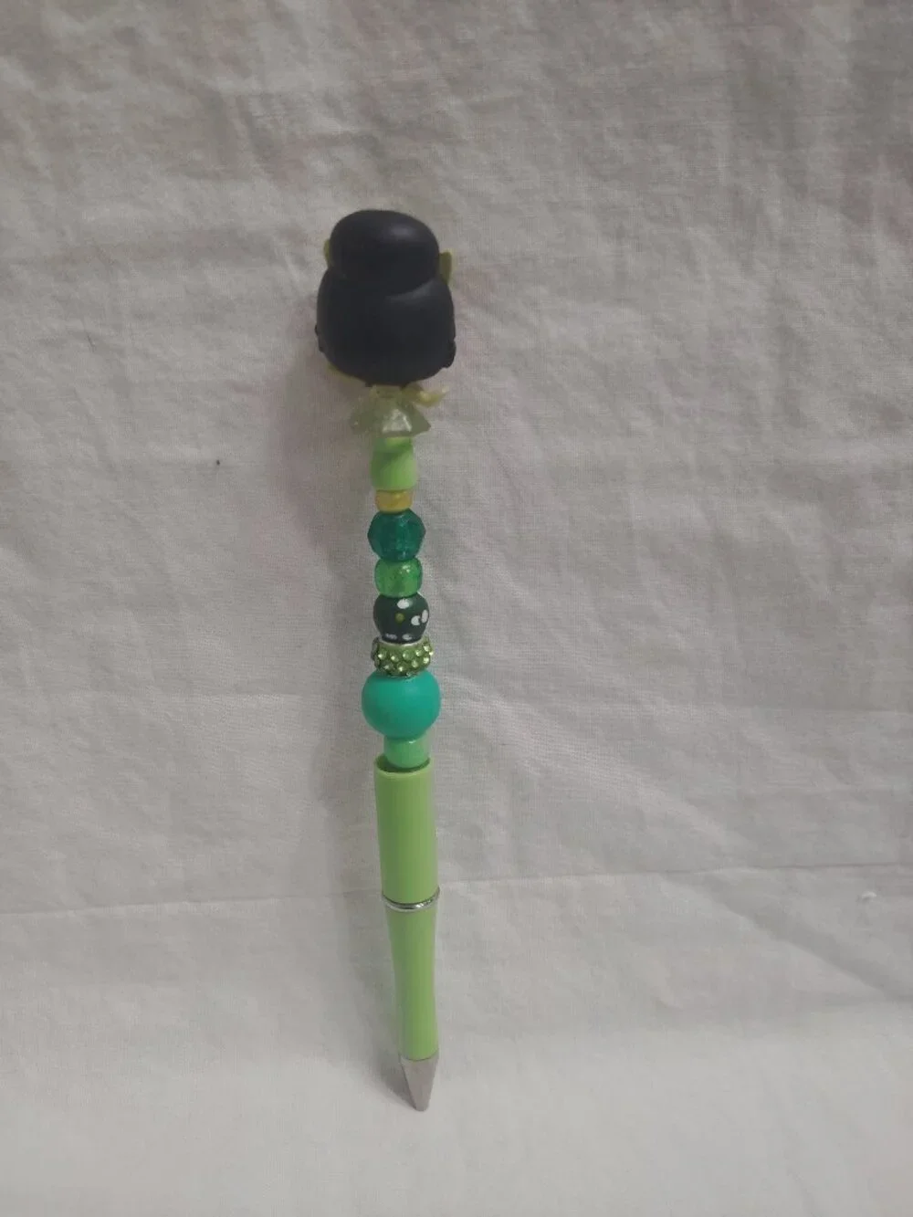Disney Doorable Translucent Dress Princess Tiana Handmade Beaded Pen